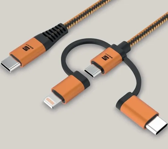 CÂBLE 3 EN 1 DE CHARGE ET DONNÉES USB-C SEAT