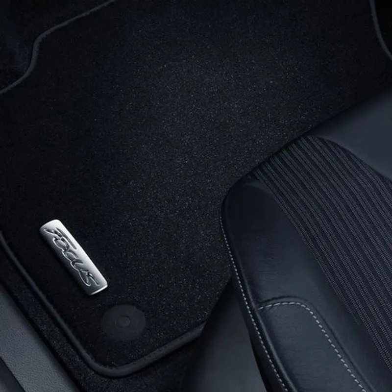 TAPIS DE SOL EN VELOURS AVANT NOIRS FORD