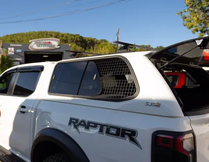HARDTOP PRESTIGE SJS VITRE AVEC OPTION GRILLES VITRES LATERALES POUR RANGER DOUBLE CABINE 2023+ PICKUP ATTITUDE* FORD