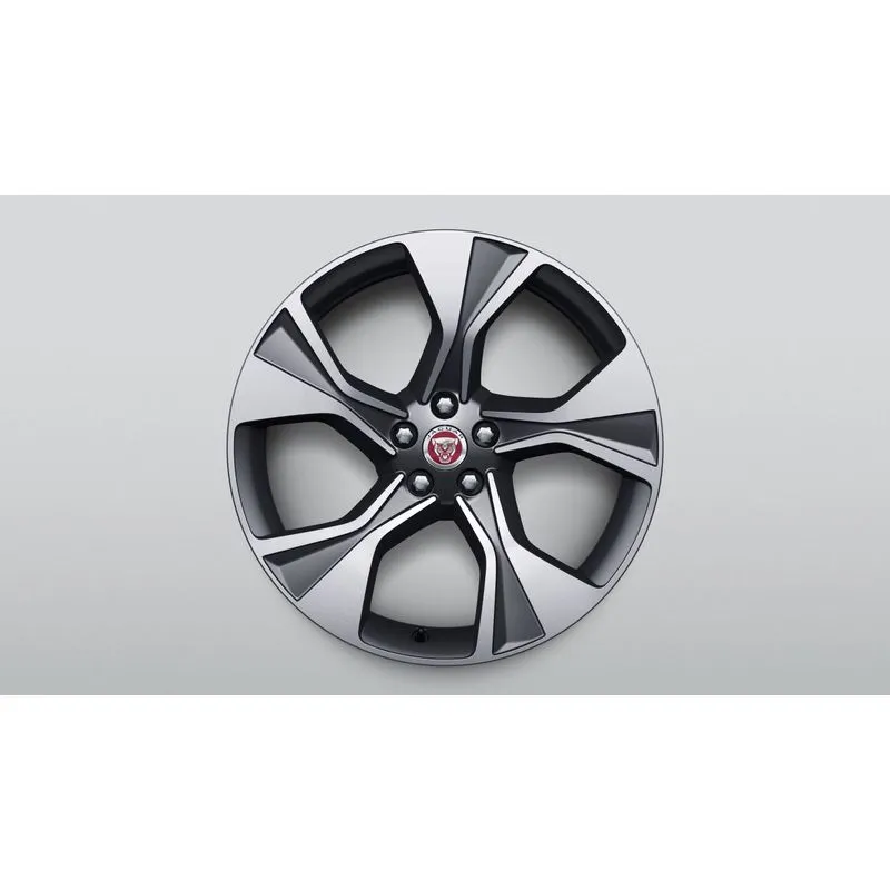 JANTE EN ALLIAGE - 20 STYLE 5102 5 SPOKE FINITION TECHNICAL GREY DIAMOND TURNED AVANT JAGUAR