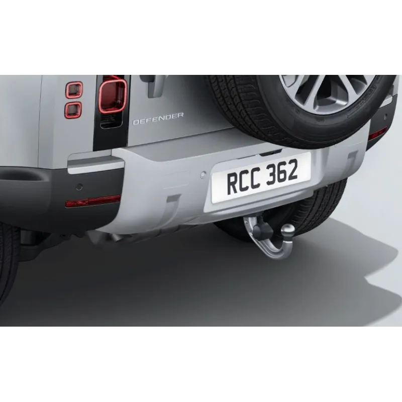 CACHE ŒILLET DE REMORQUAGE FINITION CERES SILVER SATIN- POUR DEFENDER LAND ROVER