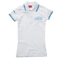 POLO FEMME MICRA BLANC/BLEUXL NISSAN