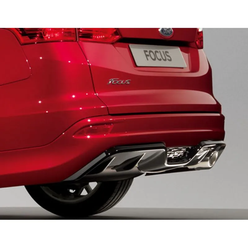 JUPE DE BOUCLIER ARRIÈRE AVEC DIFFUSEUR NOIR BRILLANT FORD