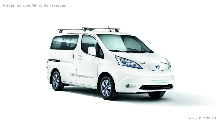 STICKER "ZERO EMISSION" GRIS FONCÉ NISSAN