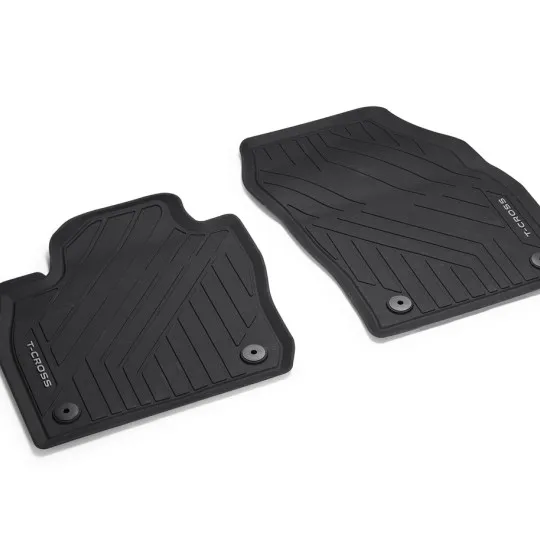 JEU DE 2 TAPIS CAOUTCHOUC PREMIUM POUR T-CROSS VW