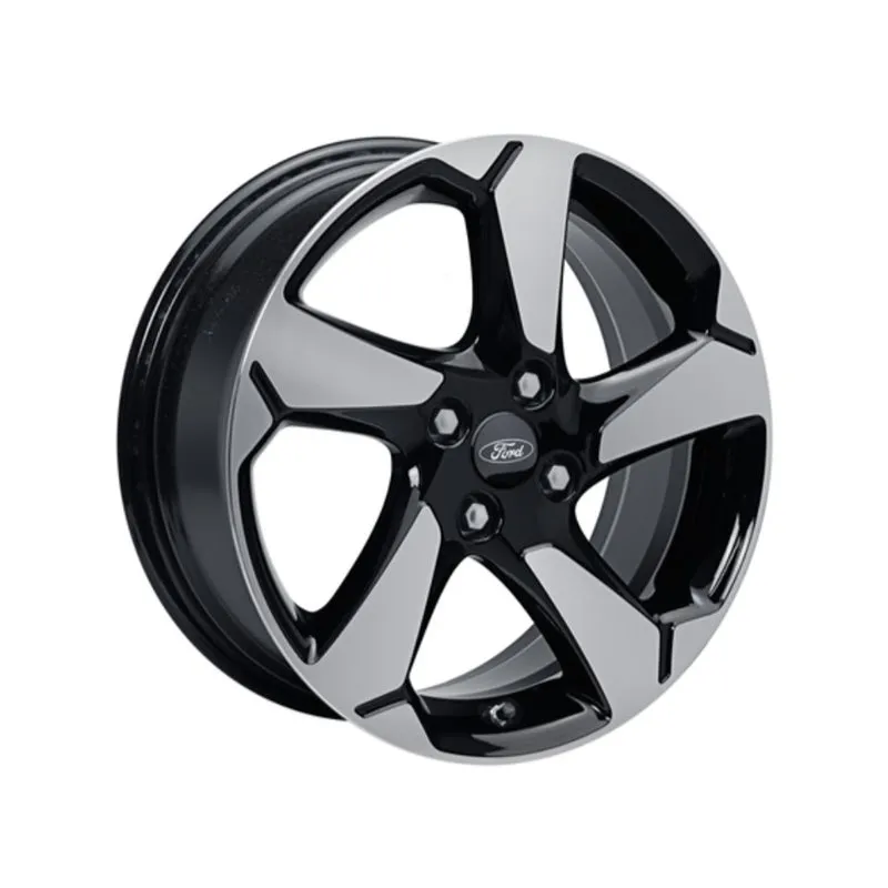 JANTE EN ALLIAGE 17" MODÈLE 5 BRANCHES, NOIR ABSOLU FORD