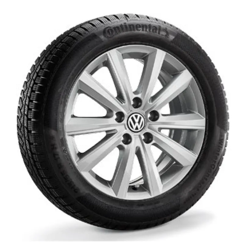 PACK DE 4 ROUES COMPLÈTES HIVER CORVARA VW