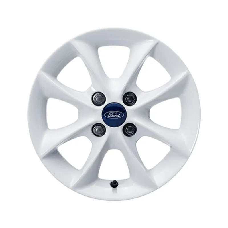 JANTE EN ALLIAGE 14" DESIGN À 4 X 2 BRANCHES, BLANC GLACIER FORD