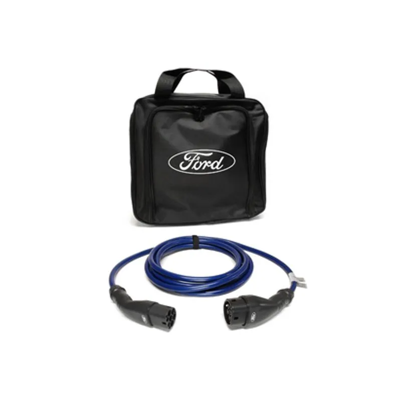 CÂBLE DE CHARGE DE BATTERIE AVEC SAC, POUR STATIONS DE CHARGE PUBLIQUES DANS TOUTE L’EUROPE POUR MUSTANG MACH-E FORD