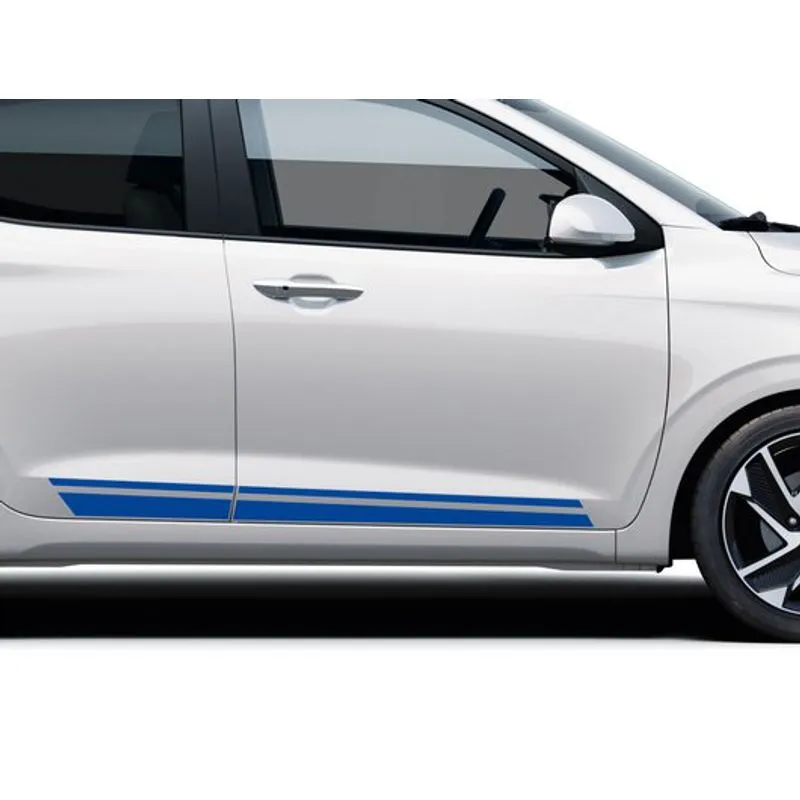 DÉCALCOMANIES BANDES DE SPORT BLEU MARINE HYUNDAI