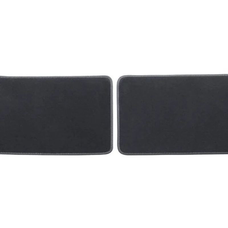 TAPIS DE SOL VELOURS PREMIUM ARRIÈRE NOIRS AVEC SURPIQÛRES GRISES FORD