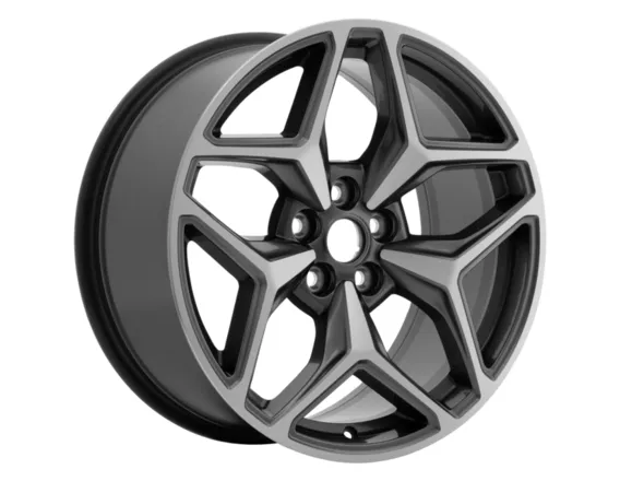 JANTE EN ALLIAGE 19" AVANT, MODÈLE À 5 BRANCHES EN Y, MACHINED TARNISHED DARK FORD