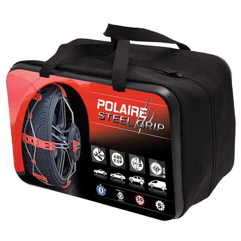 CHAINE À NEIGE FRONTALE POLAIRE STEEL GRIP - TAILLE 140 VW