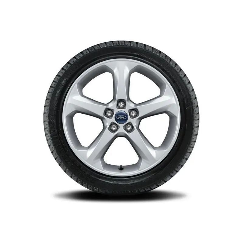 MONDEO ROUE COMPLÈTE HIVER ALLIAGE 18 MODÈLE À 5 BRANCHES ARGENT 2019 FORD