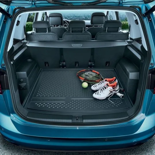TAPIS DE COFFRE RIGIDE POUR TOURAN (5 PLACES) VW