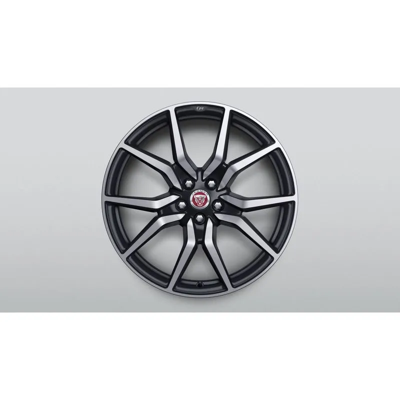 JANTE EN ALLIAGE - 20 STYLE 1041 10 SPOKE FORGED SATIN BLACK DIAMOND TURNED FINISH AVANT JAGUAR