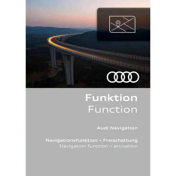 AUTORISATION ET DÉBLOCAGE DE LA FONCTION DE NAVIGATION AUDI