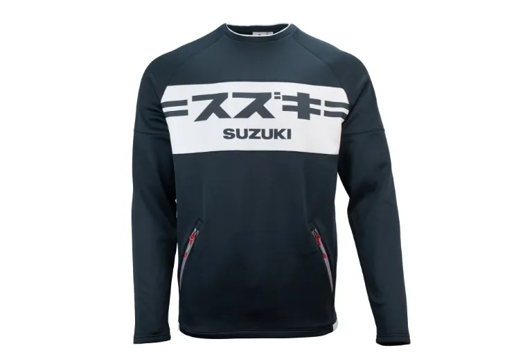 SWEAT BLEU SUZUKI MOTO