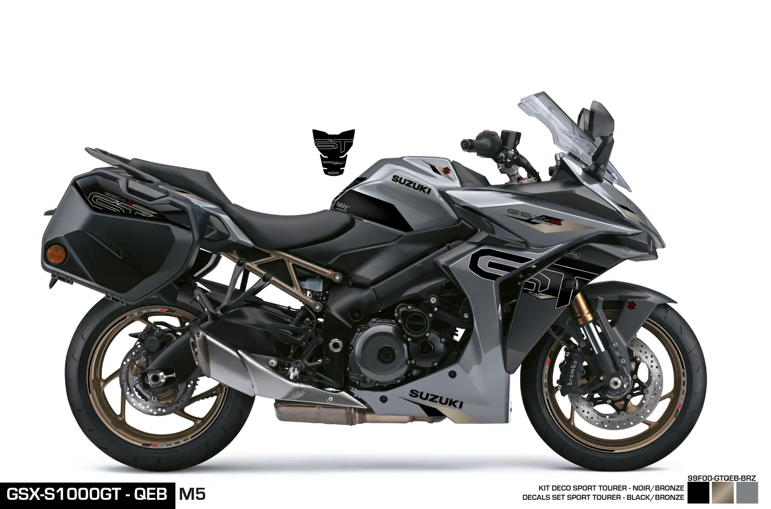 KIT DECO GSX-S1000 GT QEB - BRONZE SUZUKI MOTO