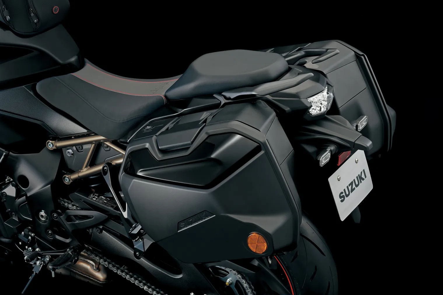 CARÉNAGE VALISES - NOIR (YSV) SUZUKI MOTO