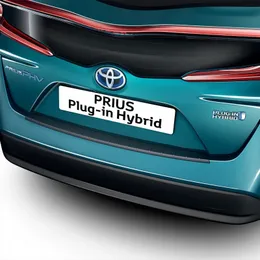 Protection de seuil de coffre en plastique noir - Prius PHV 2017