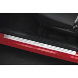 Baguettes de protection latérales en acier pour Citroen C4 Aircross SUV (5  portes) - (2012-2018) - Croni - W - noir (feuille de carbone) W - noir  (feuille de carbone)