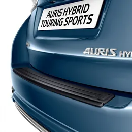 Plaque de protection de seuil de coffre en plastique noir - Auris TS Hybride 2015