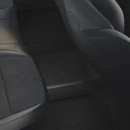 Focus Tapis de sol en caoutchouc arrière noir Type à rebords avec bords relevés. 2018-2021
