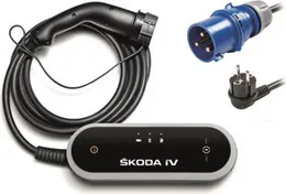 Nettoyant cable véhicule électrique - Accessoires Skoda