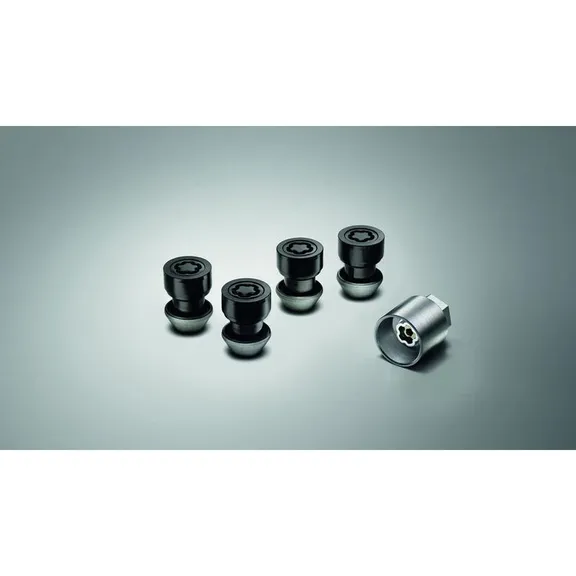 Kit D Ecrous De Roue Antivol Finition Gloss Black Pour Velar - Accessoire  compatible 7 Range Rover Velar