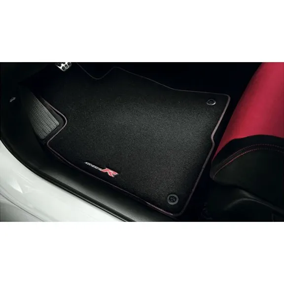 KEYOOG Tapis de sol de voiture, compatibles avec Honda Civic  Sedan/Hatchback/Coupé/Type-R, noir, en TPE spécial toutes saisons,  accessoires d'intérieur comprenant 1ère et 2e rangée : : Auto