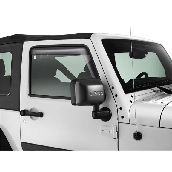 Déflecteur de vitre latérale pour Jeep Wrangler JL 2018-2023, pare-soleil  et pare-pluie pour