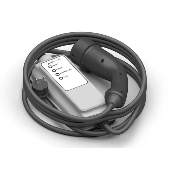 vhbw Câble de recharge type 2 vers type 2 compatible avec Dacia Spring  voiture électrique - 3 phases, 16 A, 11 kW, 10 m