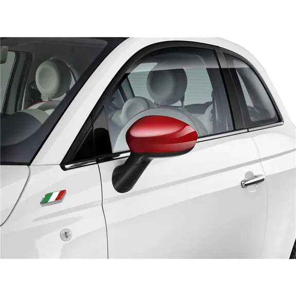 Coque De Retroviseur Rouge Pour Fiat 500 - Accessoires 210 500 Avant 2020